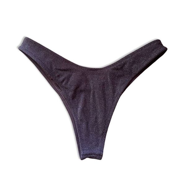 Lioness Zuma Bottom Chocolate Shimmer Bikini Bottoms swim separate Revolve M - Picture 7 of 9